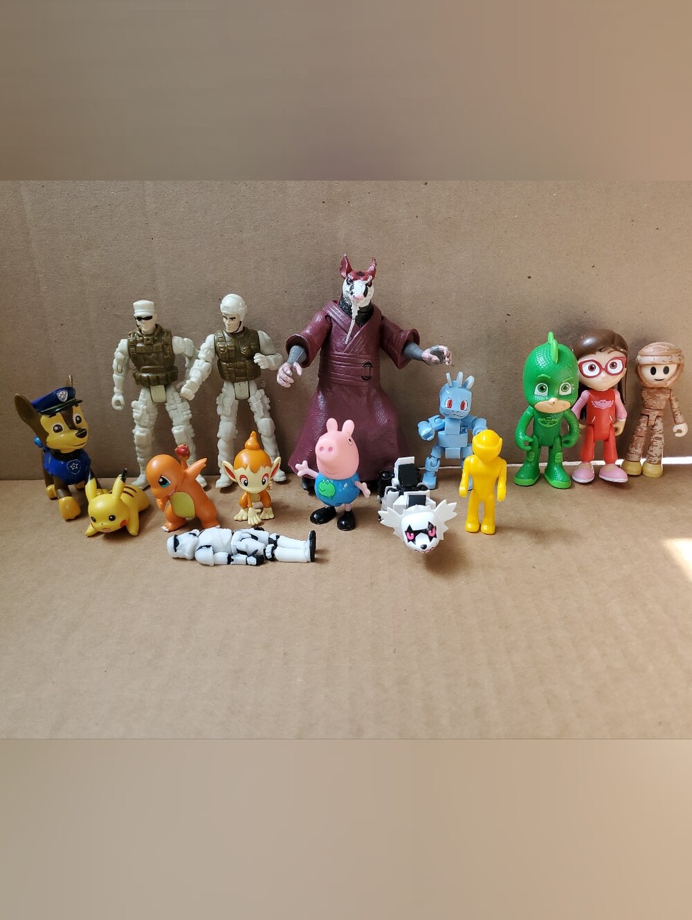 Action Figures Toy Lot TMNT Splinter Pokemon PJ Masks Amaya Paw Patrol Chap Mei